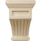 Ekena Millwork 4 1/4"W x 4 1/4"D x 7"H Fluted Corbel, Rubberwood COR04X04X07FLRW - alternate 2